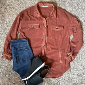 Michelle Mae Fleece Shacket